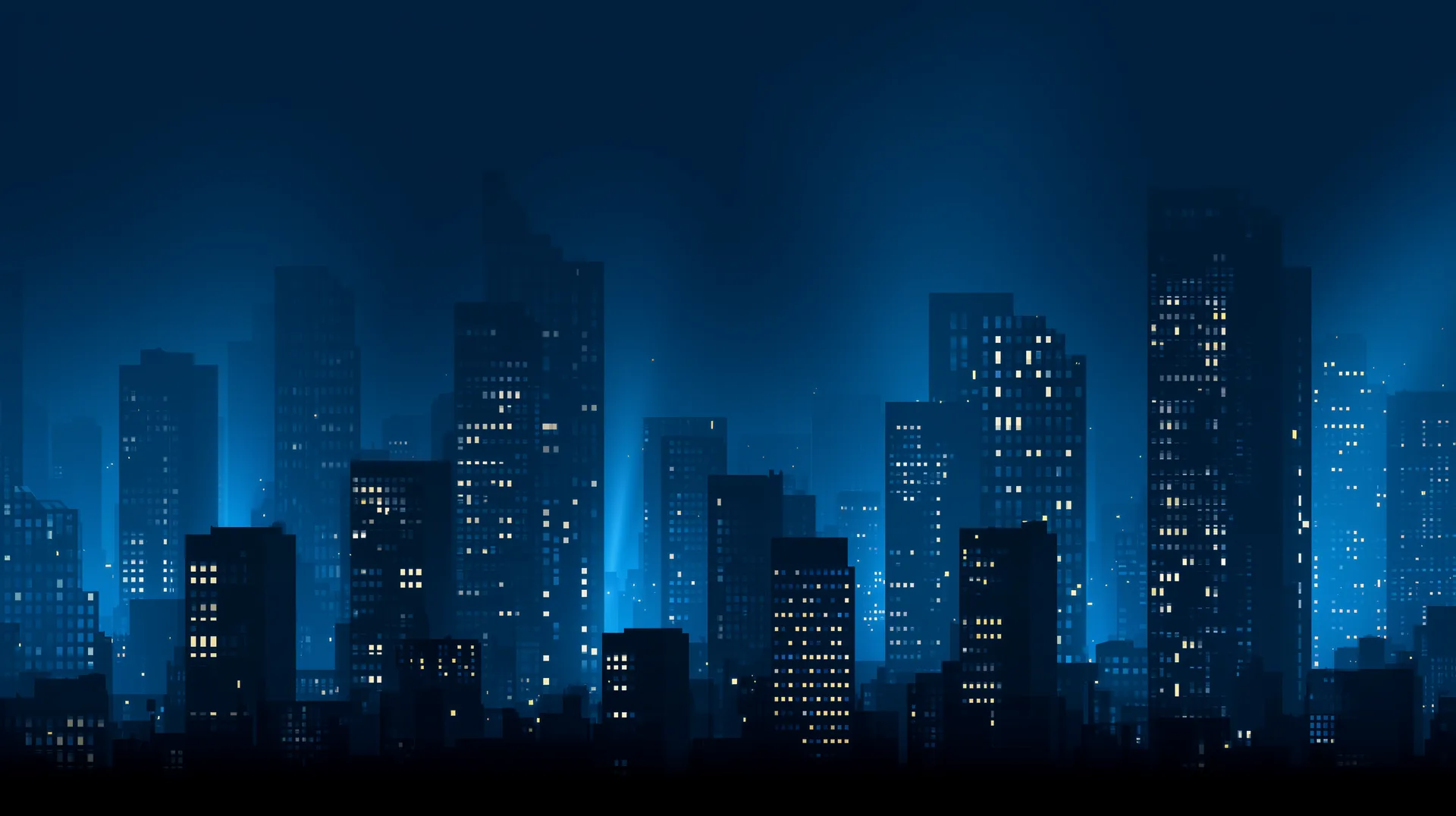 Corporate city skyline background