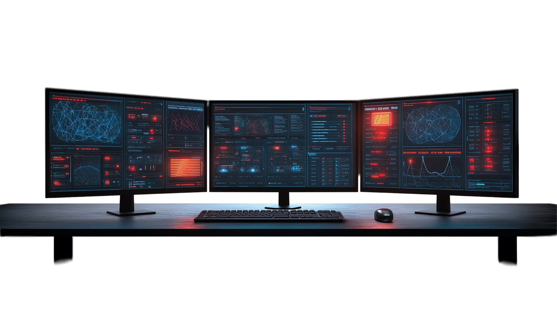 Cybersecurity terminal dashboard